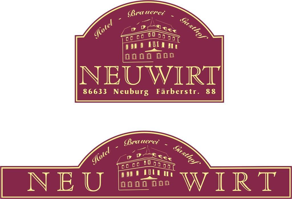 Hotel & Brauerei-Gasthof Neuwirt Neuburg an Der Donau Bagian luar foto